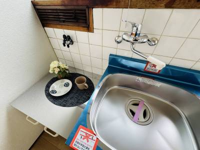 キッチン♪新品で混合水栓なので使いやすいです！